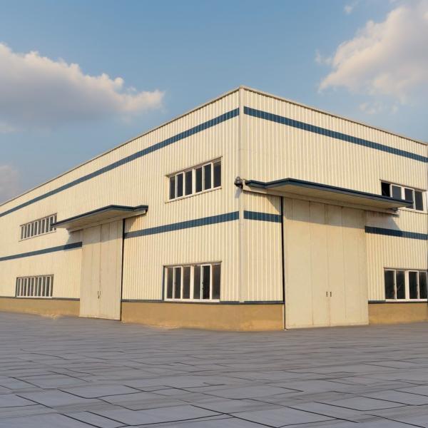Talleres portátiles de metal para almacenes estables de diseño industrial estilo Q235B marco de acero