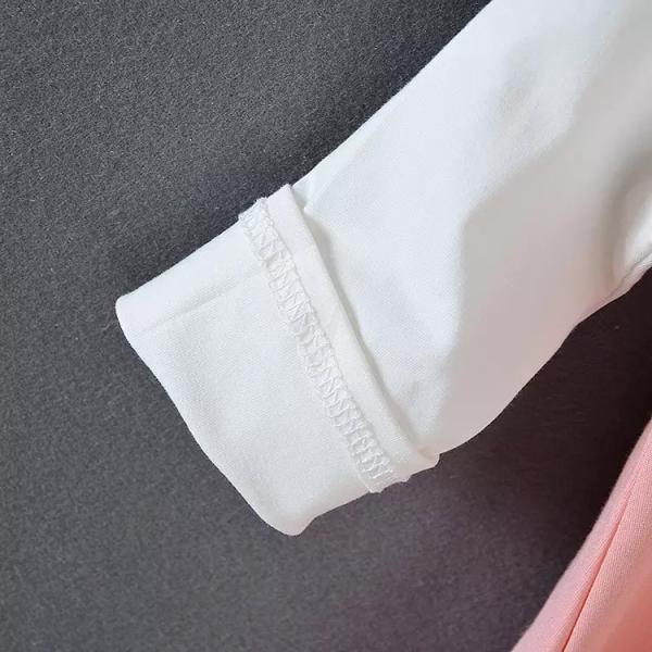 110CM 17KG Toddlers Matching Vest And Skirt White Long Sleeve Shirt Outfit Sets