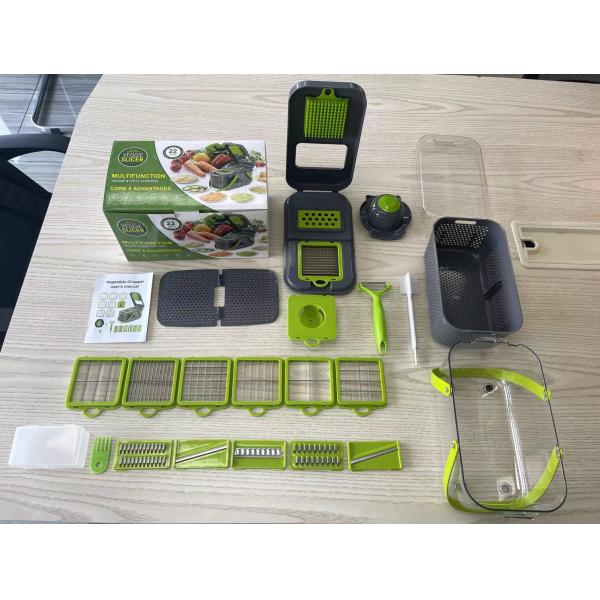 Custom Logo Handheld Vegetable Chopper Slicer Grater for Multifunctional Kitchen Prep