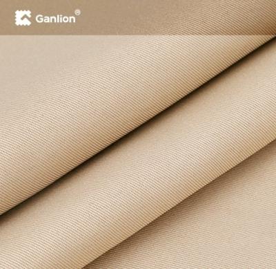 Khaki Poly Cotton Workwear Medical Uniform Fabric High Temperature Washing