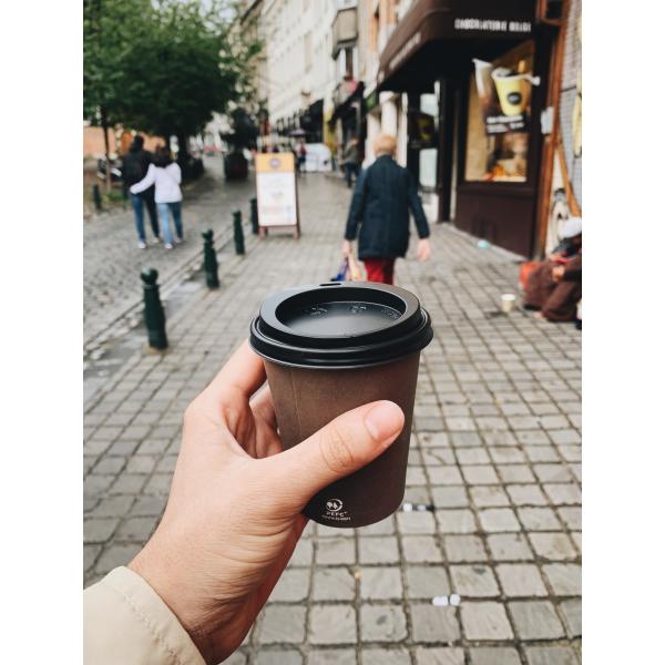 Máquina doble de la fabricación de la taza de café de la ondulación de la pared con control del PLC