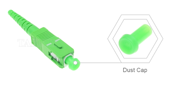 SC/APC Fiber Optic Connector – Low Insertion Loss, Push-Pull Design, FTTH Compatible
