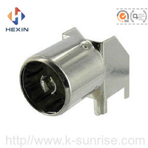 connector with shield brackets