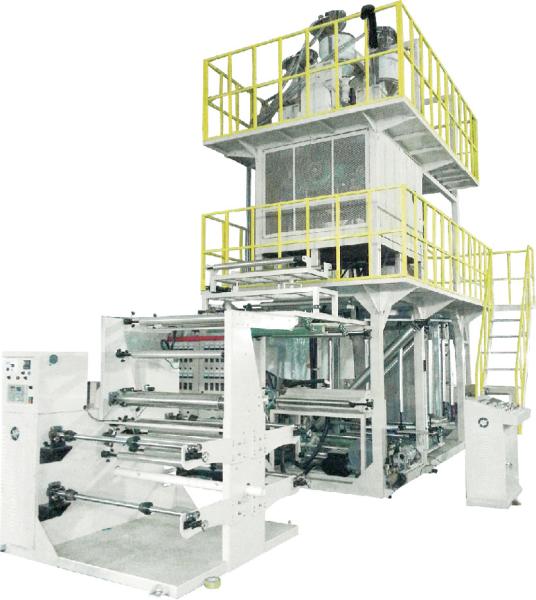 Side Gusset Edge Folding Blown Film Line For Agricultural Film / Geomembrane Film