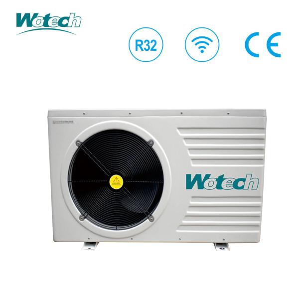 Função de arrefecimento de aquecimento de água de piscina Bomba de calor controlada WIFI para piscinas acima do solo
