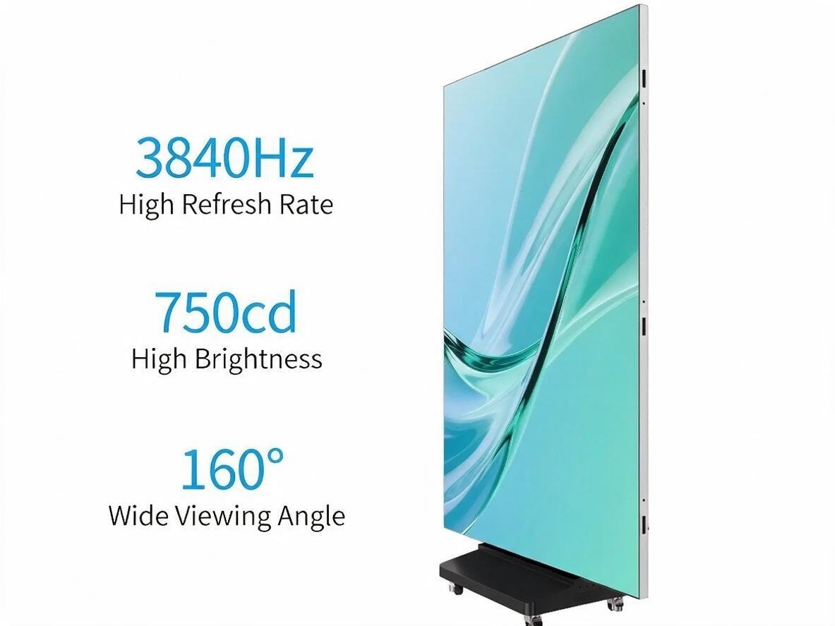 High Definition LED Advertising Machine Multi Angle Tri Fold LED Display