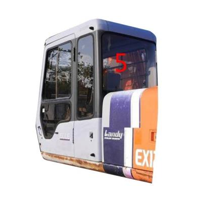 Vidro moderado 5mm de Glass Green da máquina escavadora de HITACHI do verso