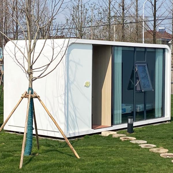 Modern Luxury Office Pod Aluminum Frame Prefabricated Soundproof Office Pod Work Cabin Apple Cabin