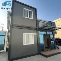 20 pieds x 20 pieds bureau en conteneur à deux étages avec toit de terrasse bureau à domicile et maison de vacances pour usage personnel
