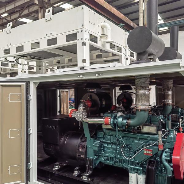 1MW 1,2MW Centrais elétricas de geradores de gás natural/biogás/biomassa com tensão nominal de 230/400V