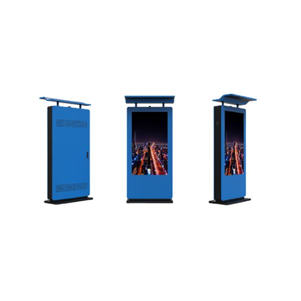 55 inch vertical high brightness waterproof outdoor canopy advertising machine
