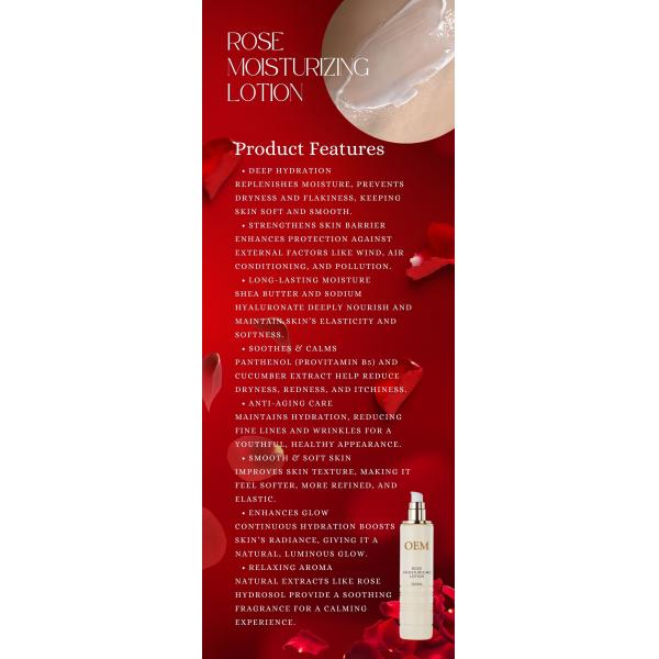 Etiqueta privada Logotipo personalizado Pepino Loción de reparación de vitamina B5 Mejorar la piel seca Loción facial Nutrición Hidratación Cuidado de la piel