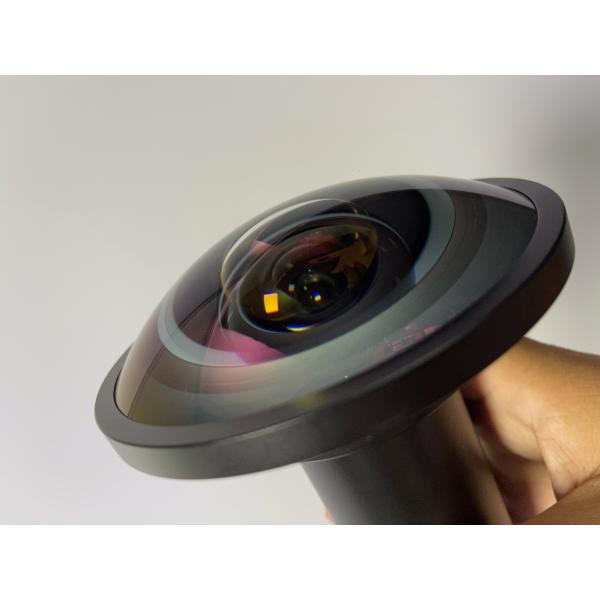 Объектив репроектора купола Fisheye 360 градусов внешний все стекло весь металл
