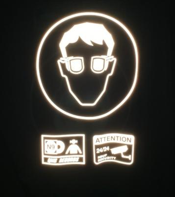 Pes Film Reflective Vinyl Heat Transfer Sticker For Sportswear Label 