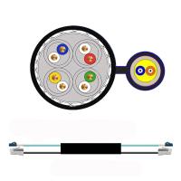 núcleo OM4 SOS Armor Fiber Optic Network Cable do ftp 2 do CPE CAT6A de 4G 5G