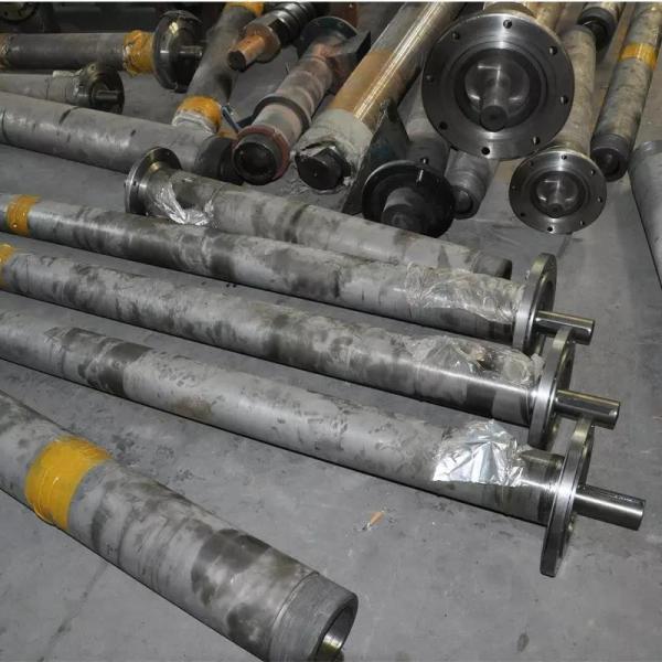 Spray Welding Single Extruder Screw And Barrel For PVC Extrusion