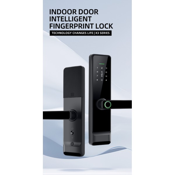 YAGU Ttlock App-controlled Smart Password Biometric Fingerprint Door Lock Fingerprint Password Door Lock Wholesale Factory