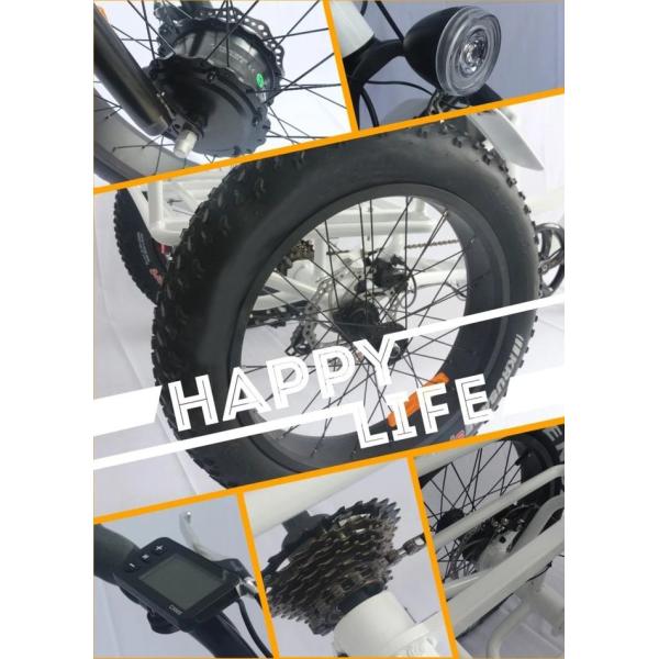 White Color Three Wheel Electric Scooter Power 351 - 500w Net Weight 35kg