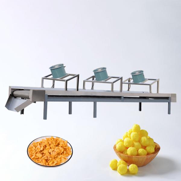 Multifunctional Corn Flakes Breakfast Cereal Production Line 90kw