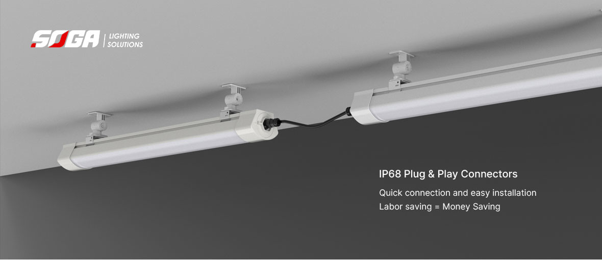 Tri доказательство 25W привело светлое промышленное IP65 Triproof привело светлую длину 60cm