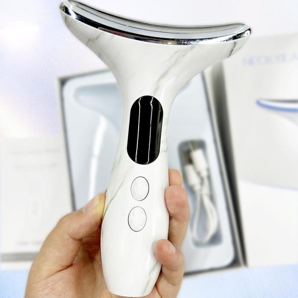 Waterproof ABS Stainless Steel Neck Face Anti-Wrinkle Electric Device with 3 Functions