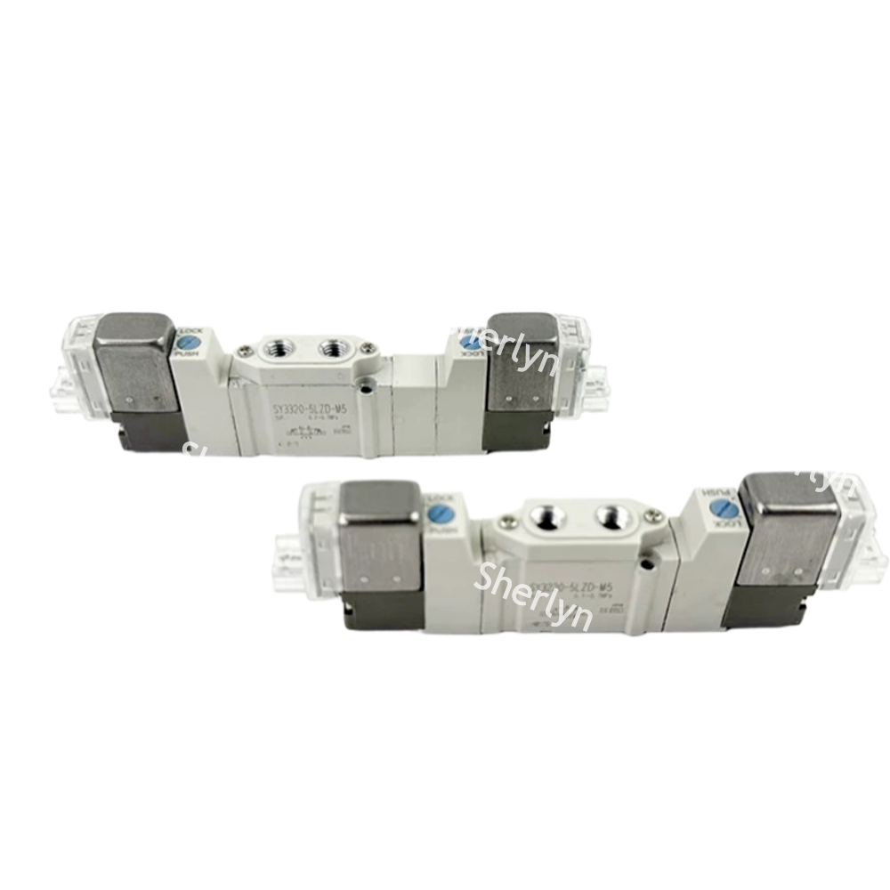 Manifold Mount Compatible SMC SY3120-5LZD-C6 C6 Port Solenoid Valve Drives Pneumatic Grippers of Assembly Fixtures