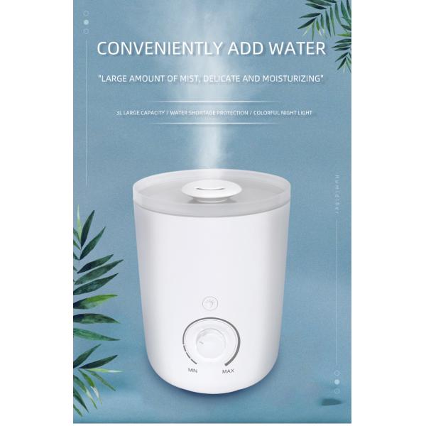 Smart Auto Shut-Off and Colorful Night Light 3.0L Air Humidifier for a Peaceful Sleep