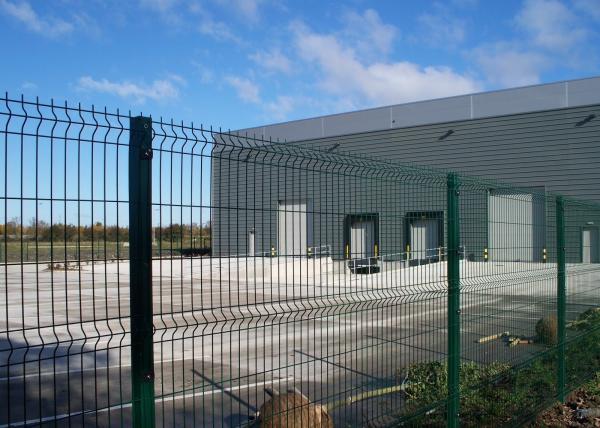 Pvc Coated 50x100mm Welded Wire Mesh Fencing 2m High By 2.5m Wide Metal V Panel