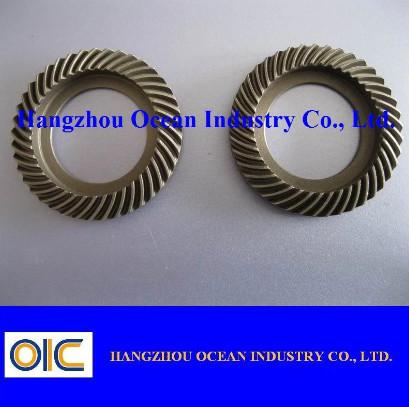 Electric Power Tool Pinion Spiral Bevel Hypoid Gear with Case Harden