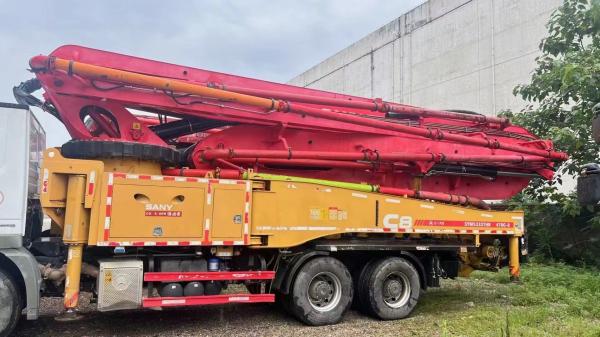 2018 SANY 47m Used Concrete Pump Truck Mercedes-Benz Chassis
