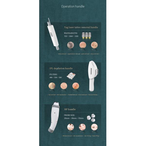 Ice Cool Ipl Hair Removal Tattoo Pigment Remover Picosecond RF Laser Machine