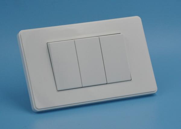 Durable House Electrical Switches , 3 Gang 1 Way  Domestic Electrical Switches