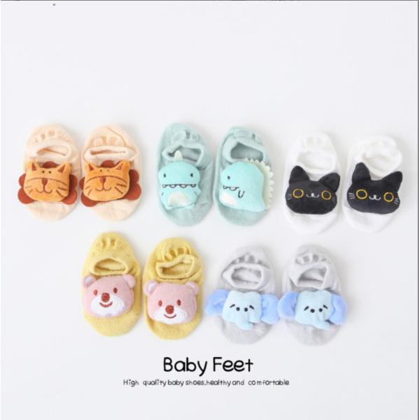 Newborn infant winter baby socks thick and warm organic cotton baby socks