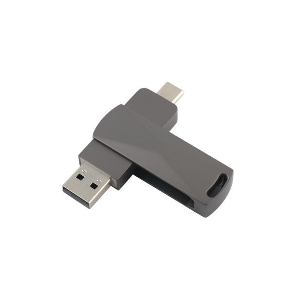 Discos flash USB de tipo C com velocidade rápida 3.0 e formas de torção 3.0