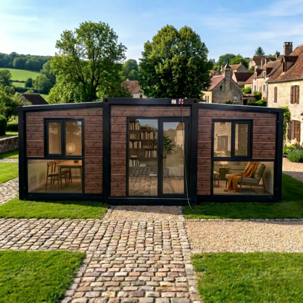 Moisture Proof Mobile Expandable Container House With Separate Wet / Dry Zones