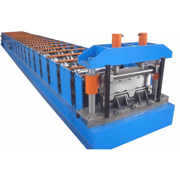 15-30KW Metal Deck Roll Forming Machine with Hydraulic Automatic Cutting Unit
