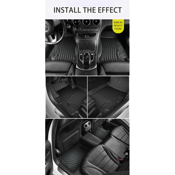Циновки автомобиля TPE Audi A3Q3Q5Q7 полные сверхмощные резиновые