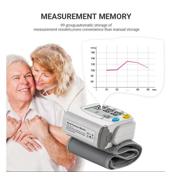 Electronic Automatic Cuff Wrist Digital Blood Pressure Monitor 0-37.3kpa