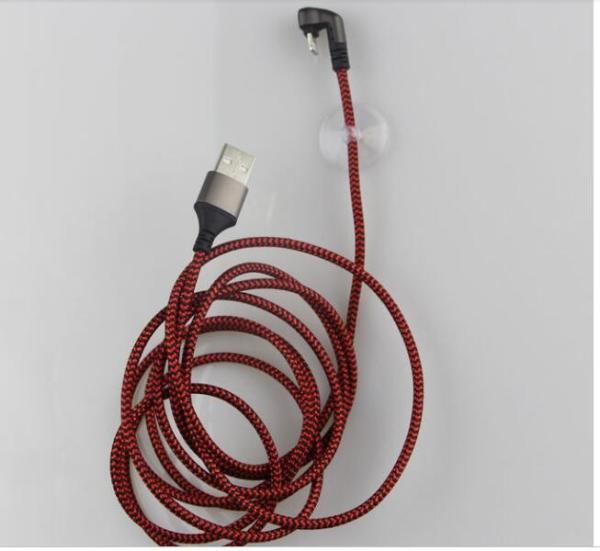 Fast Charging Braided USB Cable / 180 Degree Braided USB Lightning Cable