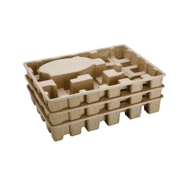 Electronic Paper Tray Pulp Packaging Customize Dimension