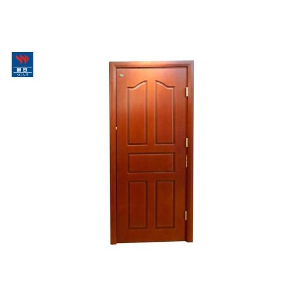 Apartment Bathroom Soundproof Fireproof PVC Wood Door