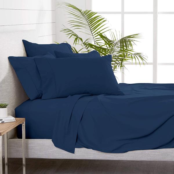 Upgrade Your Bedroom Decor with Bamboo 2200 Series 80gsm Brushed Microfiber Sheet Set