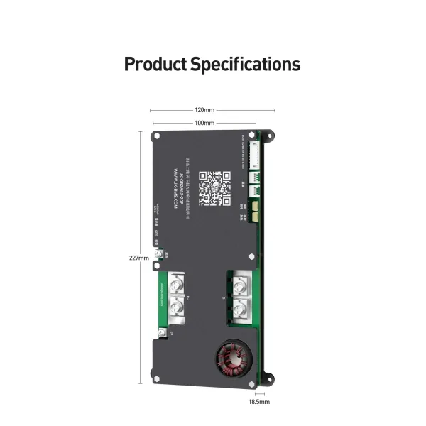 Smart BMS LiFePO4 4s 12V BMS LiFePO4 8s 24V 100A 150A for Car Starting Truck Lithium Battery