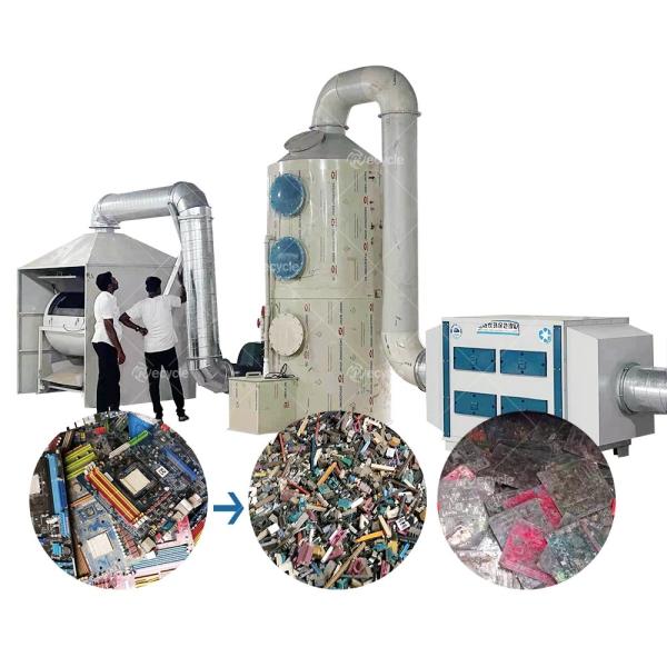 E-waste Scrap PCB Board Recycling Machine for Final Product Bare Boards and Components