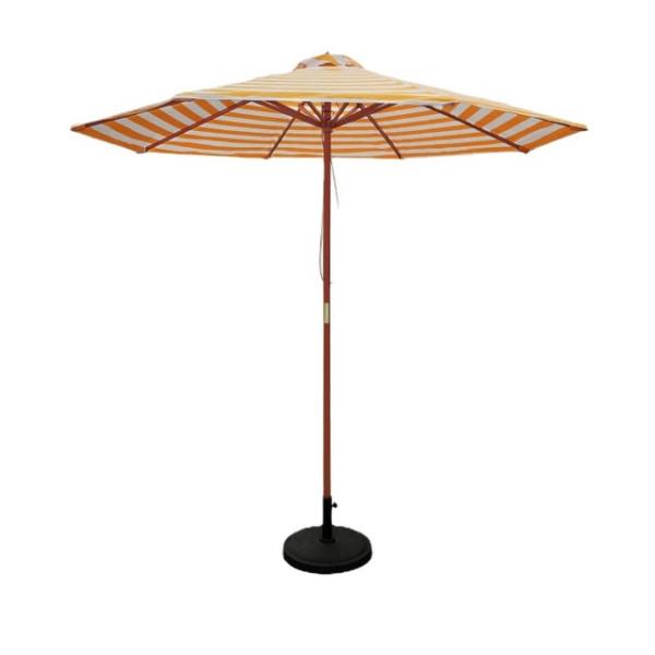 Outdoor Coffee Shop Umbrella Custom Wooden Umbrella for Home Camping and Modern Party
