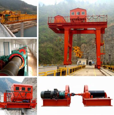 Hydro Power Station Headstock Gear Hoist Dam Gate Winch Gate Hoist