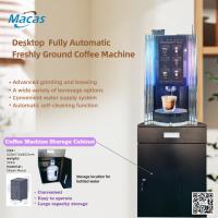 Máquina expendedora de café de grano a taza, conveniente e inteligente, con gabinete personalizado
