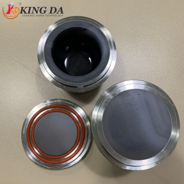 Lab Grinding Jar 125ml-Natural Agate Stainless Steel Jacket Ceramic Parts Compatible Retsch PM Series for Industrial Ceramic