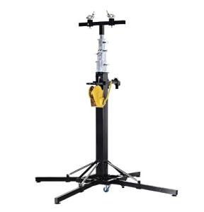 Portable Light Duty Line Array Speaker Crank Stand With Lift Tower Truss Adapter