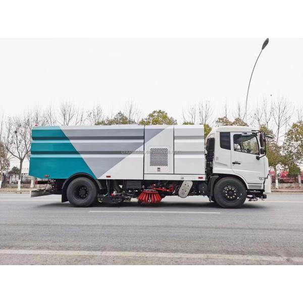 Dimensions L x W x H mm 5000 x 2000 x 2500 Dongfeng 4x2 Floor Cleaning Machine Street Pavement Road Sweeper Truck